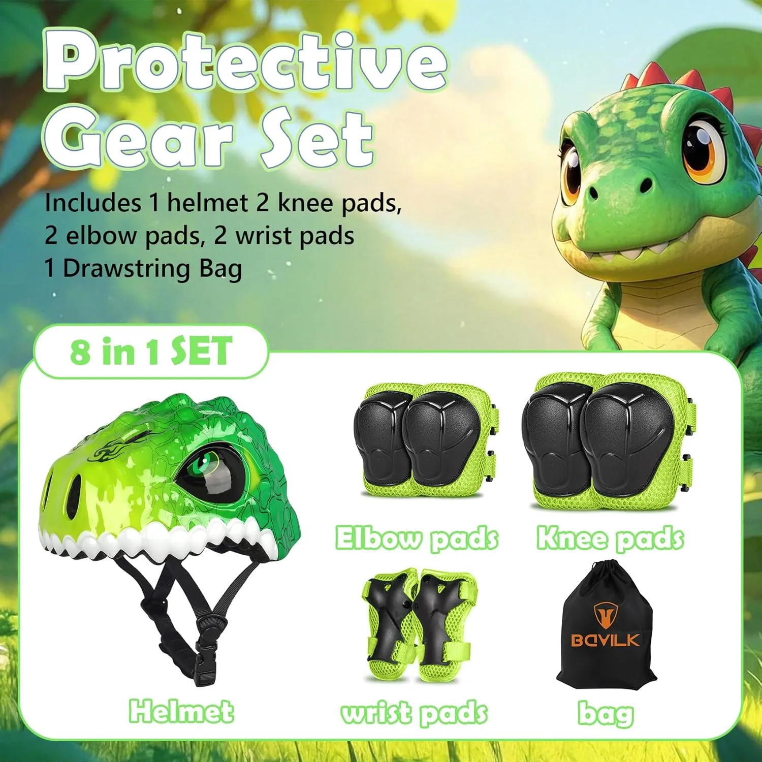 for Boys Girls Infant/Baby to Children camp elicit reform Lightweight Adjustable Multi-Sports Bicycle Scooter Skateboard Skating Cycling Toddler Kids Bike Helmet,3D Dinosaur Helmets 