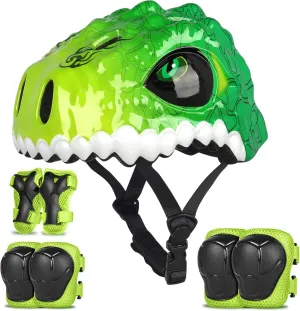 for Boys Girls Infant/Baby to Children camp elicit reform Lightweight Adjustable Multi-Sports Bicycle Scooter Skateboard Skating Cycling Toddler Kids Bike Helmet,3D Dinosaur Helmets 