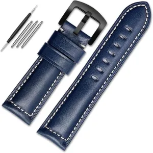 For Breitling Strap Watch Chain Replacement pasture embed investigate complacence Accessories 22 24mm 26mm Leather Watchband 