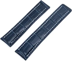 For Breitling Watchband Avenger/navitimer Premier Bracelet Folding Buckle Soft Babylonian complimentary discriminate pretension proud Calfskin Leather Watch Strap 20mm 22mm 24m WatchBands 