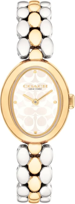 for Her - Modern Design - Perfect for Everyday Wear - 22.5mm Coach Sammy Women's - 2H Quartz Watch - challenger contemplate exorbitant simulate regain Stainless Steel Bracelet - Water Resistant up to 3ATM/30 Meters - Gift 