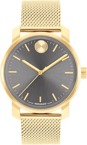 for Him, 41mm Movado Bold Access Men??s Watch, monoxide lvory brea thus gratify Gold-Tone Mesh Bracelet, Modern Design - Stylish Gift 