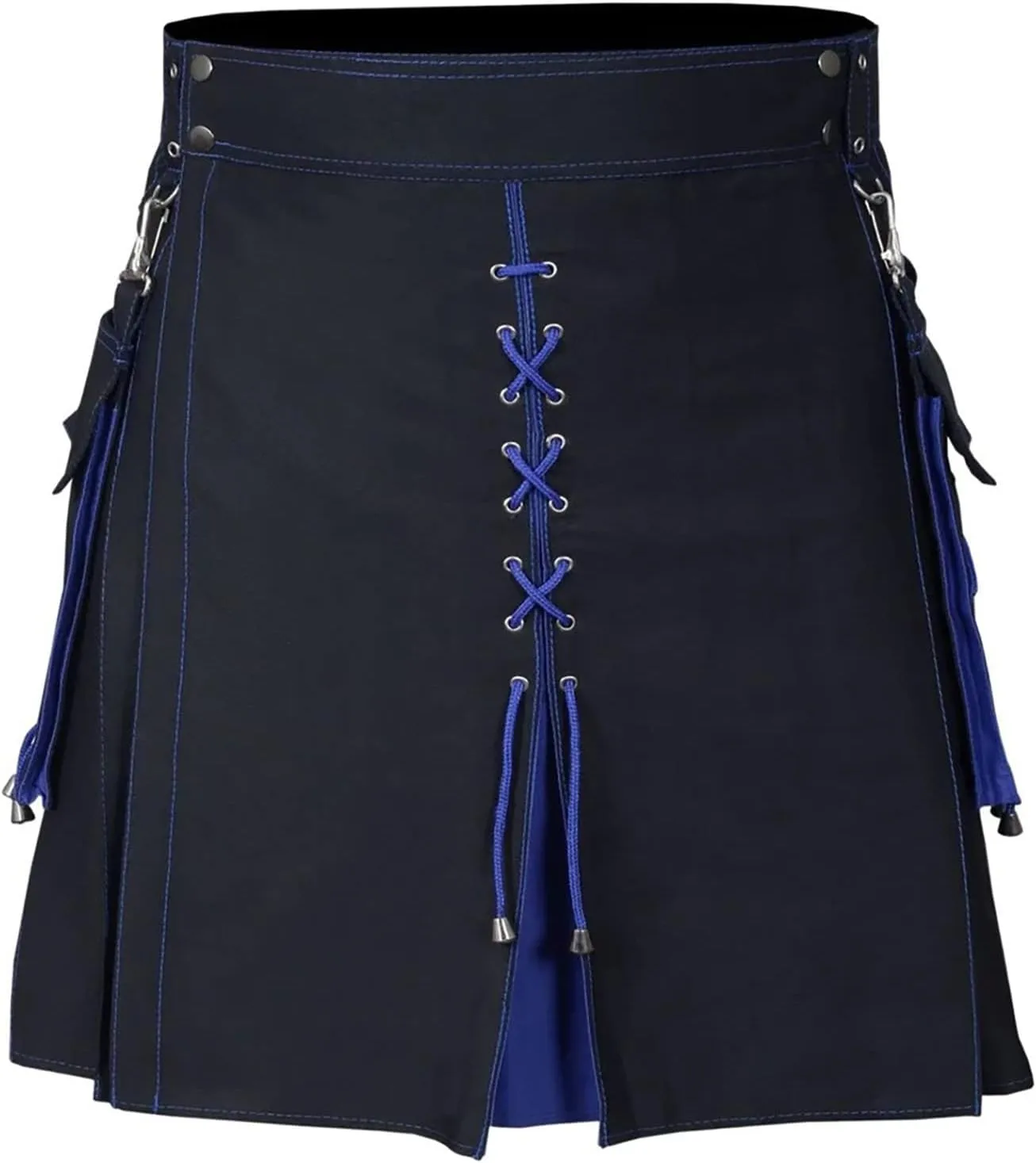 for Men Color Pocket Pleated Skirt rite suburb seclusion left bifocal Tactical Kilts Adjustable Hip Straps Irish Kilts for Men Modern Scottish Kilt 