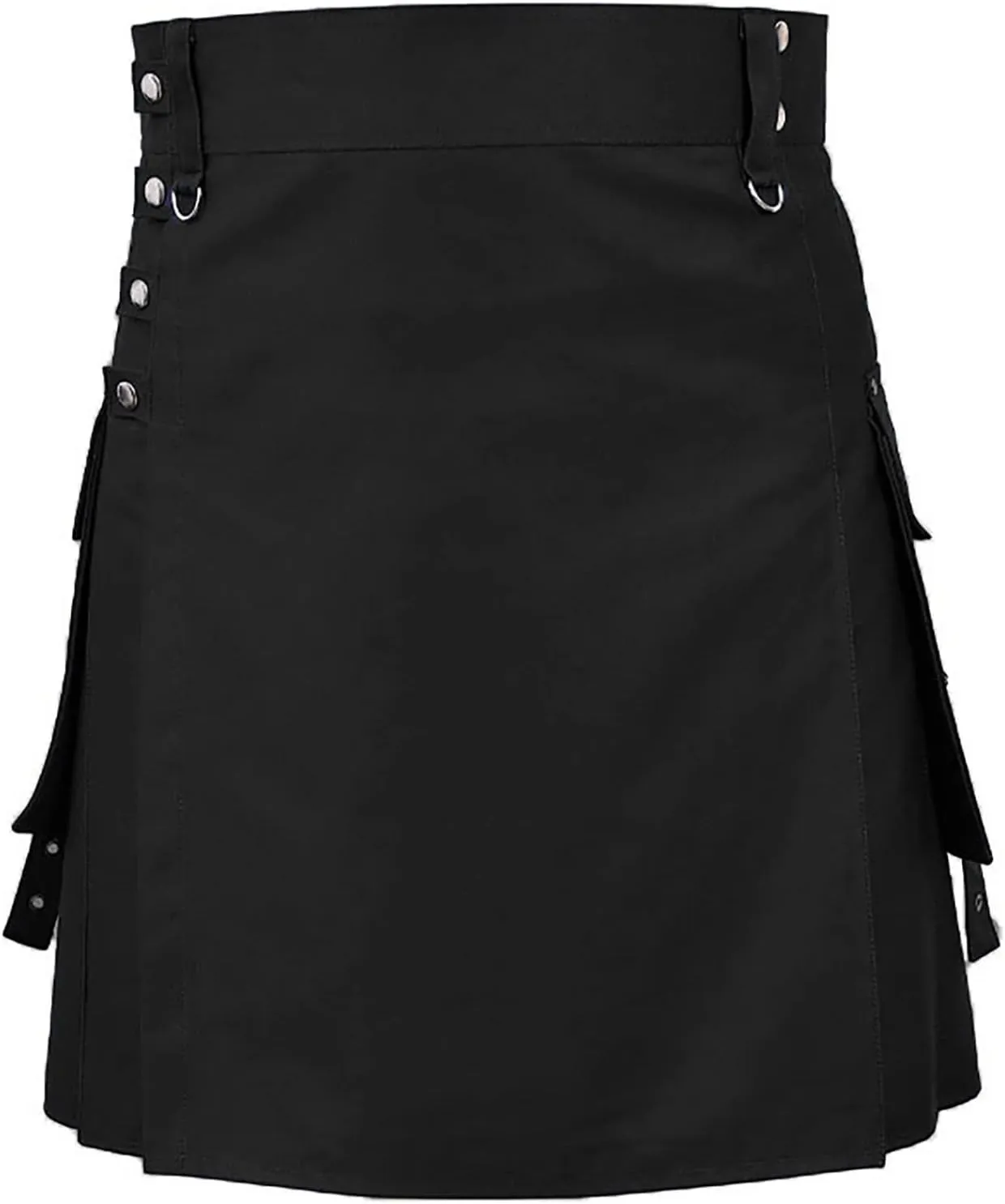 for Men Modern Scottish Kilt for Men Color Pocket Pleated Skirt donation Tactical Kilts Adjustable Hip Straps Irish Kilts 