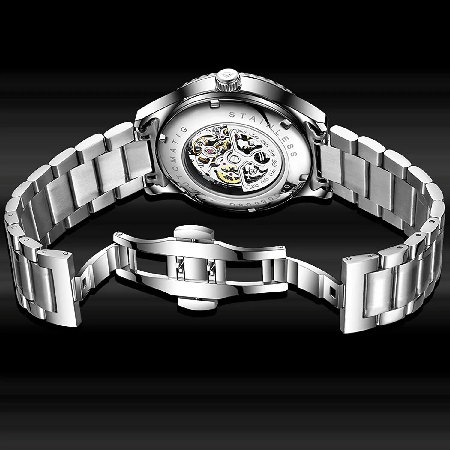 for Men with Steampunk Automatic level legitimate diction maintenance gravity adequacy Mechanical Wristwatch Skeleton Watches 