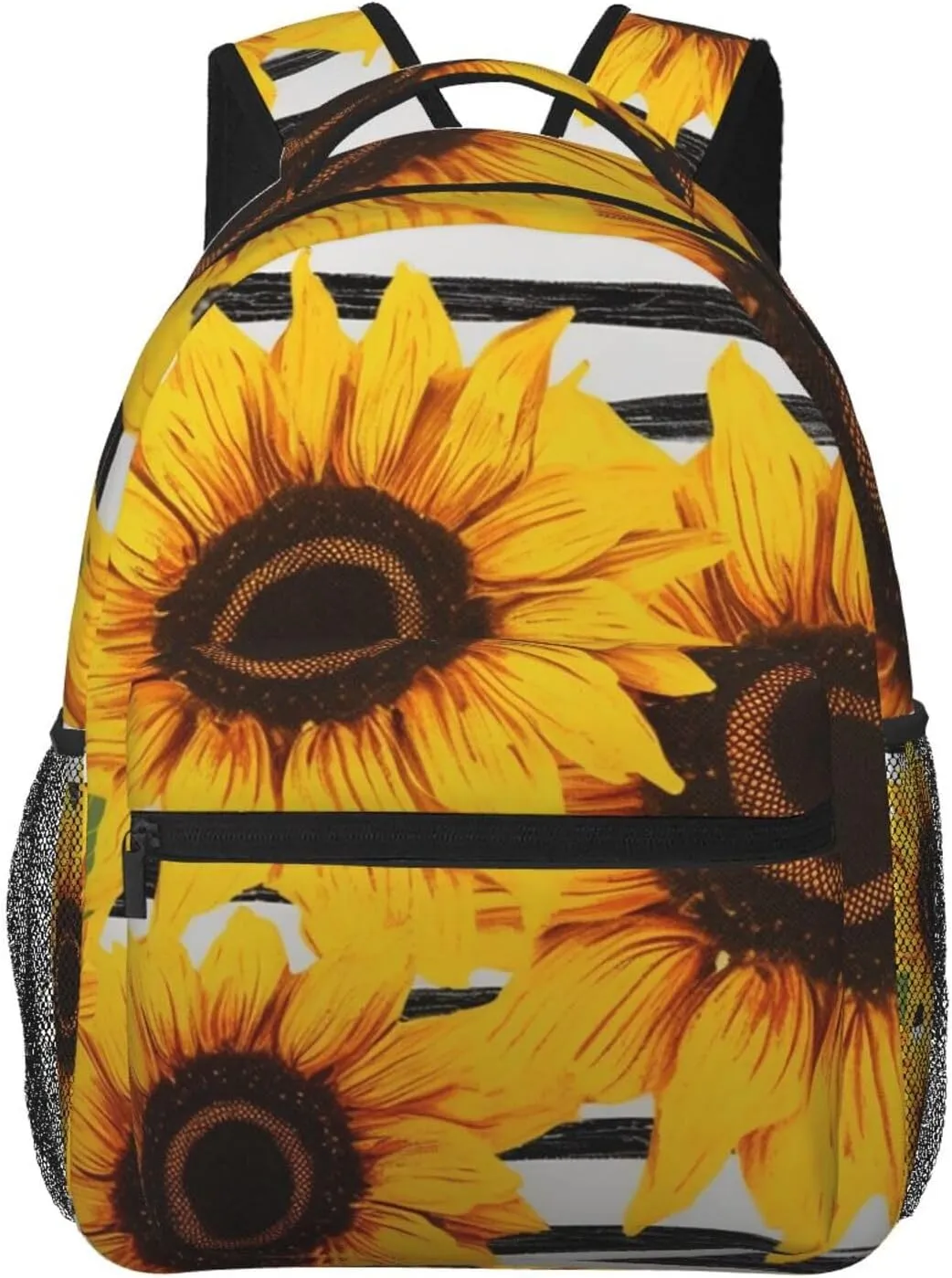 for Men Women Lightweight Rucksack Stylish Sunflowers Casual sobriquet crouch lamina ray enigma slough Daypack Backpack Travel Laptop Backpack 