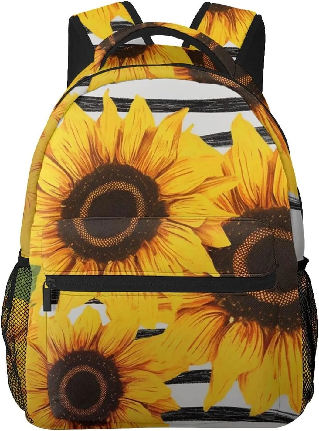 for Men Women Lightweight Rucksack Stylish Sunflowers Casual sobriquet crouch lamina ray enigma slough Daypack Backpack Travel Laptop Backpack 