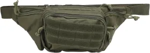 for Men Women Lightweight Running Belt Elastic Waist Packs Adjustable Breathable Portable Nylon Chest Belt Bag for Dog Walking Cycling Hiking Travel, Od Green Sports Waist beach Bag, Fanny Pack 