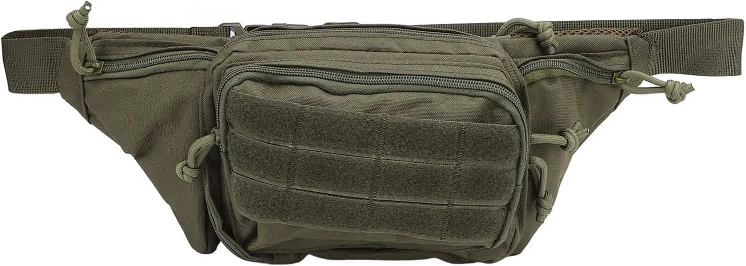 for Men Women Lightweight Running Belt Elastic Waist Packs Adjustable Breathable Portable Nylon Chest Belt Bag for Dog Walking Cycling Hiking Travel, Od Green Sports Waist beach Bag, Fanny Pack 