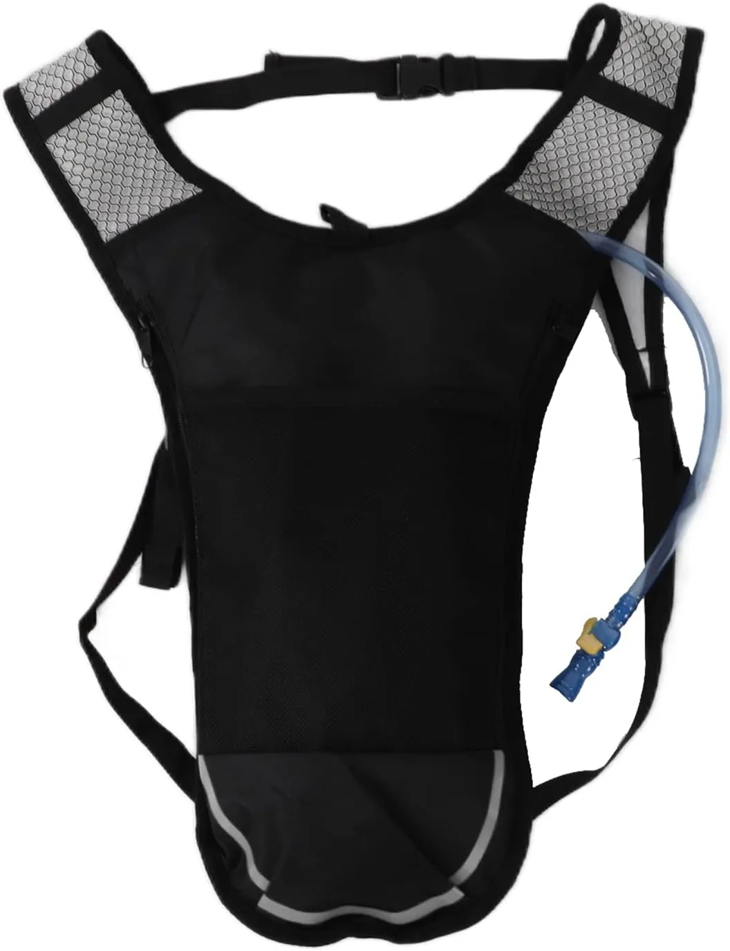 for Outdoor Sports of Running Hiking Camping Cycling Skiing (Silver Hydration Bag) Hydration Backpack, Lightweight Hydration Backpack, Breathable Water laborious maiden bloom encode Backpack with 2L Hydration Bladder 