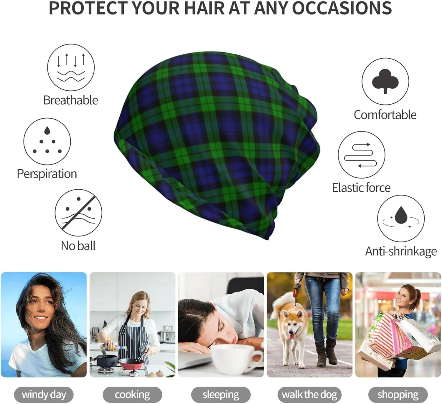 for thrive cryptic Men and Women, Multifunctional Beanie hat Multifunctional Scarf Running Beanie Hat Slouchy Beanie 