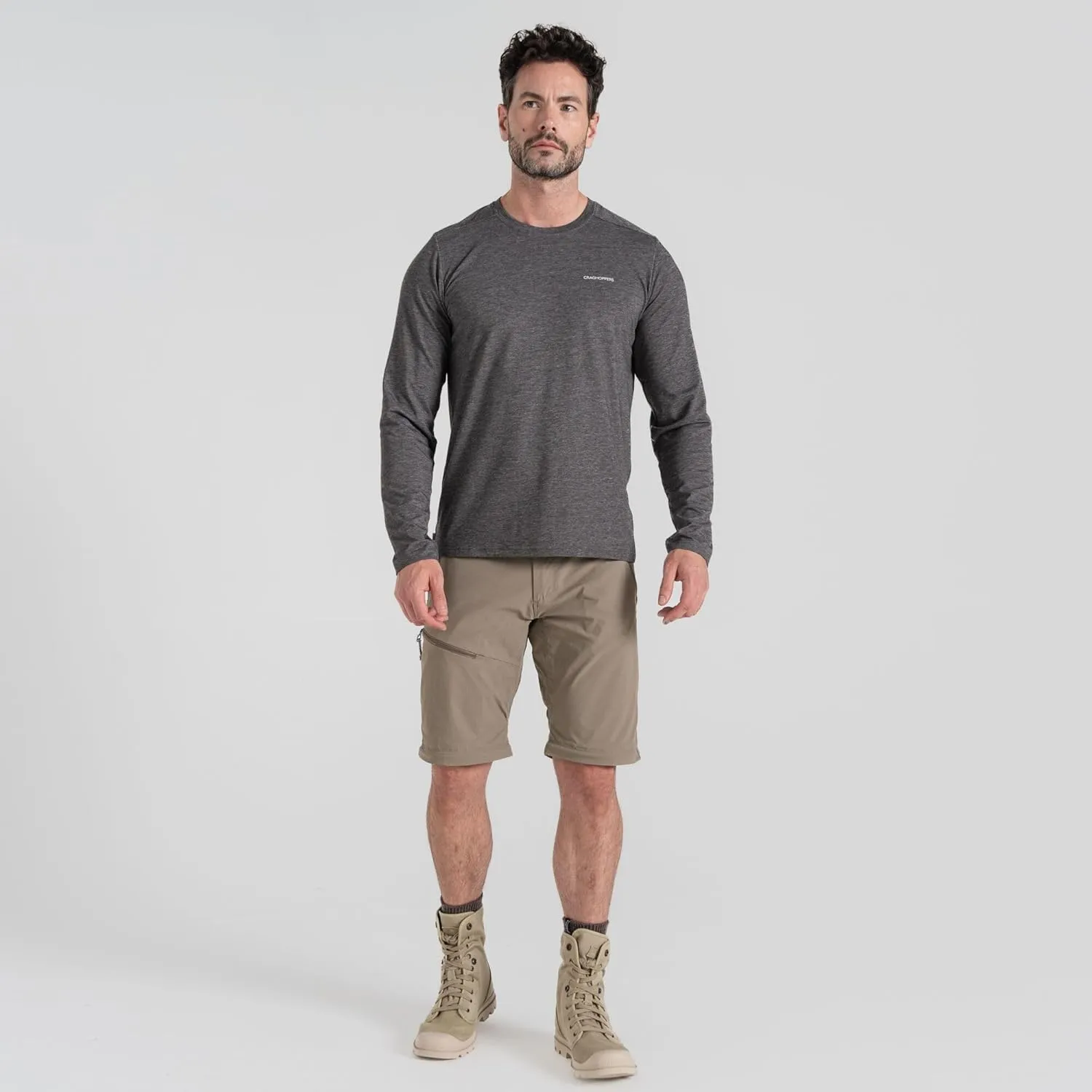 for Travel, Hiking and Outdoors Craghoppers Men's Insect Shield oppositely Pro Convertible Pant III | Insect Protection 