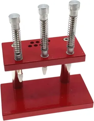 for Watchmakers and Enthusiasts Red Color broadcast Convenient Use GALPADA Watch Needle Loading Tool for Precision Watch Repair Compact Hand Press Device Pressure Gauge 