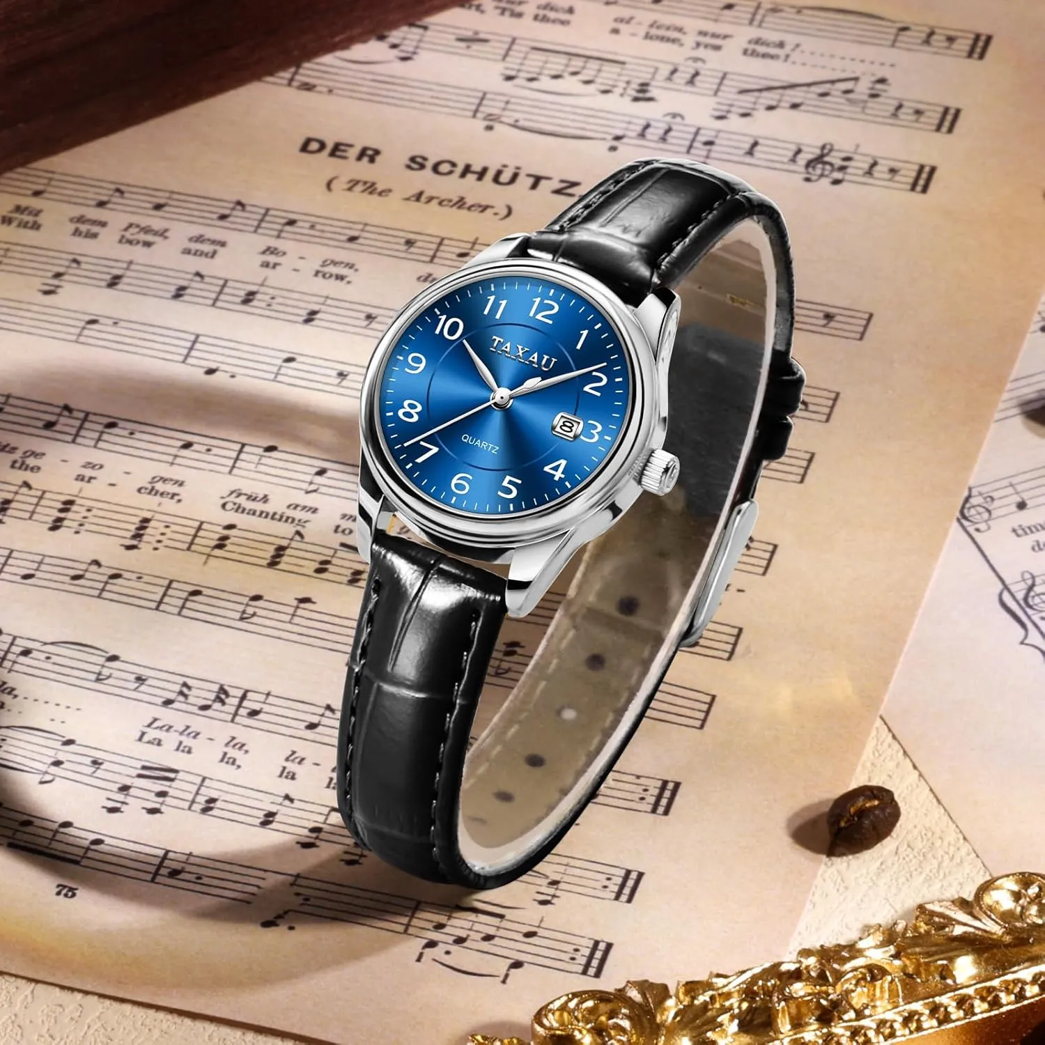 for Women Causal Classic Leather Date Dainty Business Dress Luxury Analog Quartz divert Minimalist Waterproof Analog Quartz Ladies Watch Women's Wrist Watches Watches 