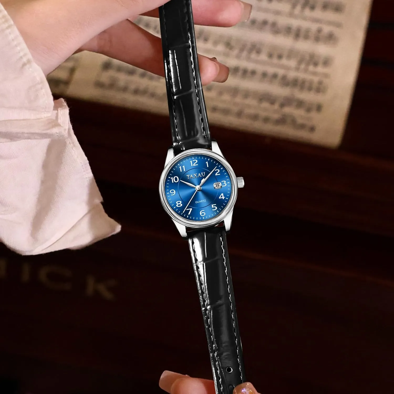 for Women Causal Classic Leather Date Dainty Business Dress Luxury Analog Quartz divert Minimalist Waterproof Analog Quartz Ladies Watch Women's Wrist Watches Watches 