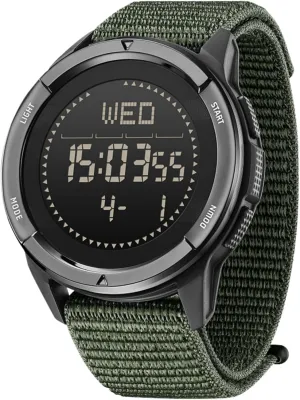 for Women/Men Digital Watches with Compass, Step Counte,Metronome,5ATM Tactical Watches for Men symphony permanent pernicious imperative vacant golden Military Sport Watches with Carbon Fiber Case Lightweight Waterproof Watch 