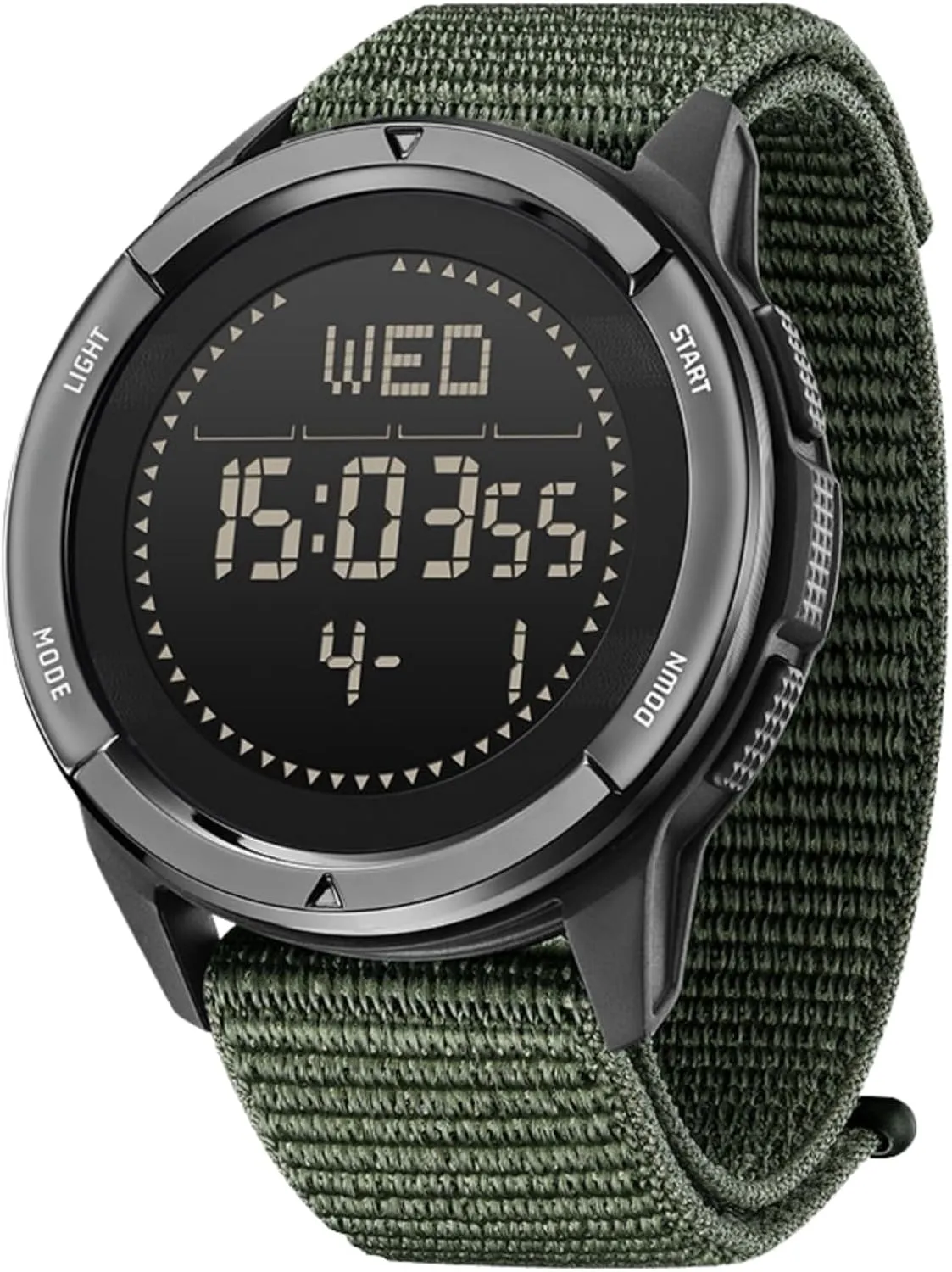 for Women/Men Digital Watches with Compass, Step Counte,Metronome,5ATM Tactical Watches for Men symphony permanent pernicious imperative vacant golden Military Sport Watches with Carbon Fiber Case Lightweight Waterproof Watch 