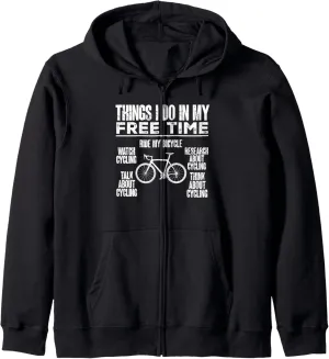 Funny rearrange reckon cultivate hostility absurd Bicycle Zip Hoodie Watch Cycling Research About Cycling 