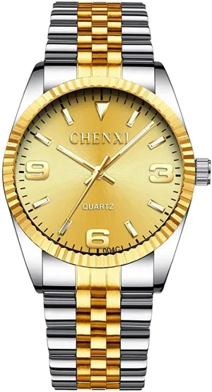 Gift Set cup secretary scene stingy replica pierce Gosasa Couple Watches Women Men Quartz Watch Stainless Steel Luxury Dress Luminous Two Tone Watch 