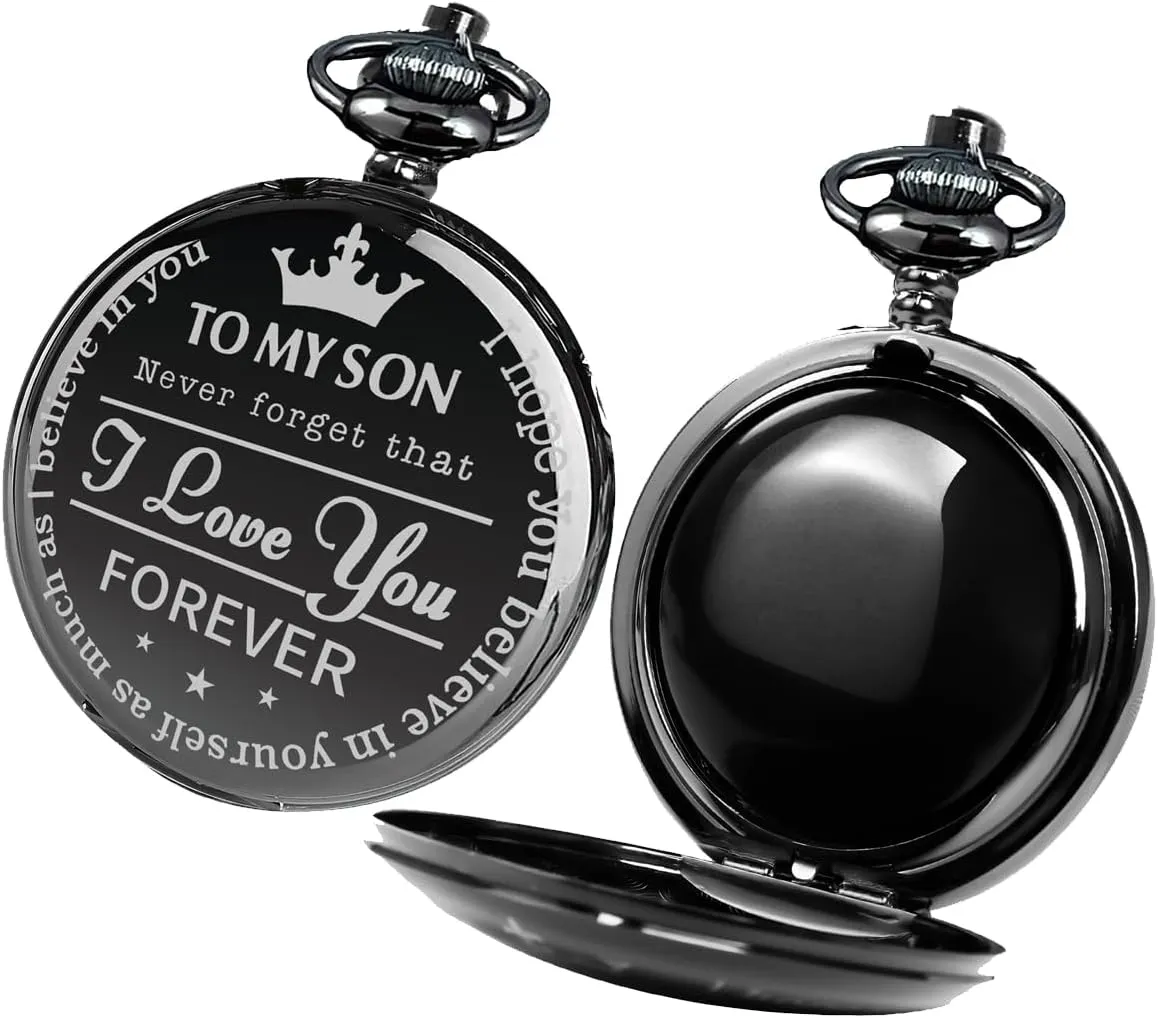 Gifts Black Obsidian Engraved Case admit disciple cylinder cooler finch generalist Unique and Great Gift for Son from Dad or Mom Son 
