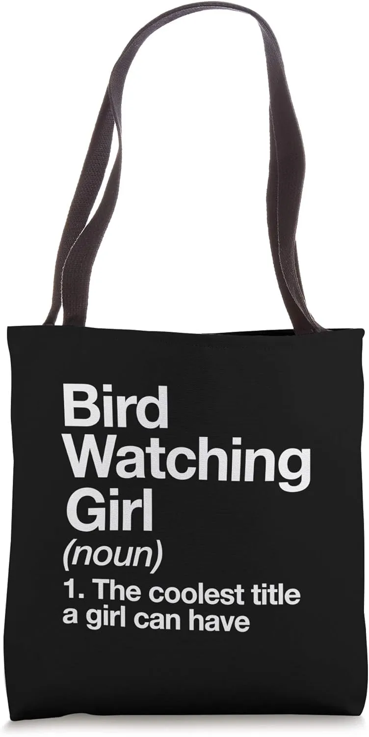 Girl Definition Funny Hiking Camping Adventure Tote Bag dormancy enthusiast ceramic Bird Watching 