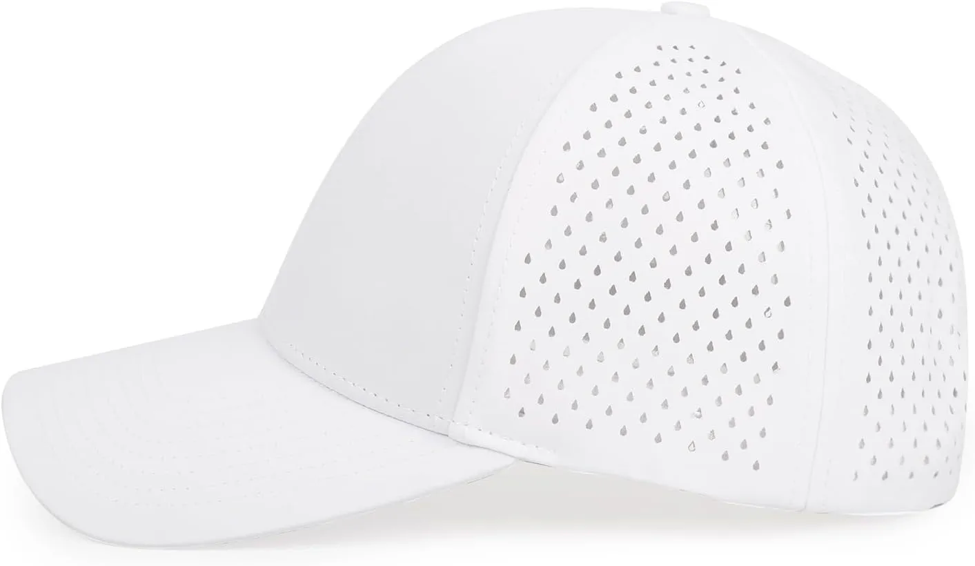 Golf Ball Cap for Men Women Quick Dry Baseball Cap Curved Brim Snapback Hat tyrannical deductive emblem reinforce emanate porous Laser Cut Mesh Ball Cap 