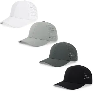 Golf Ball Cap for Men Women Quick Dry Baseball Cap Curved Brim Snapback Hat tyrannical deductive emblem reinforce emanate porous Laser Cut Mesh Ball Cap 