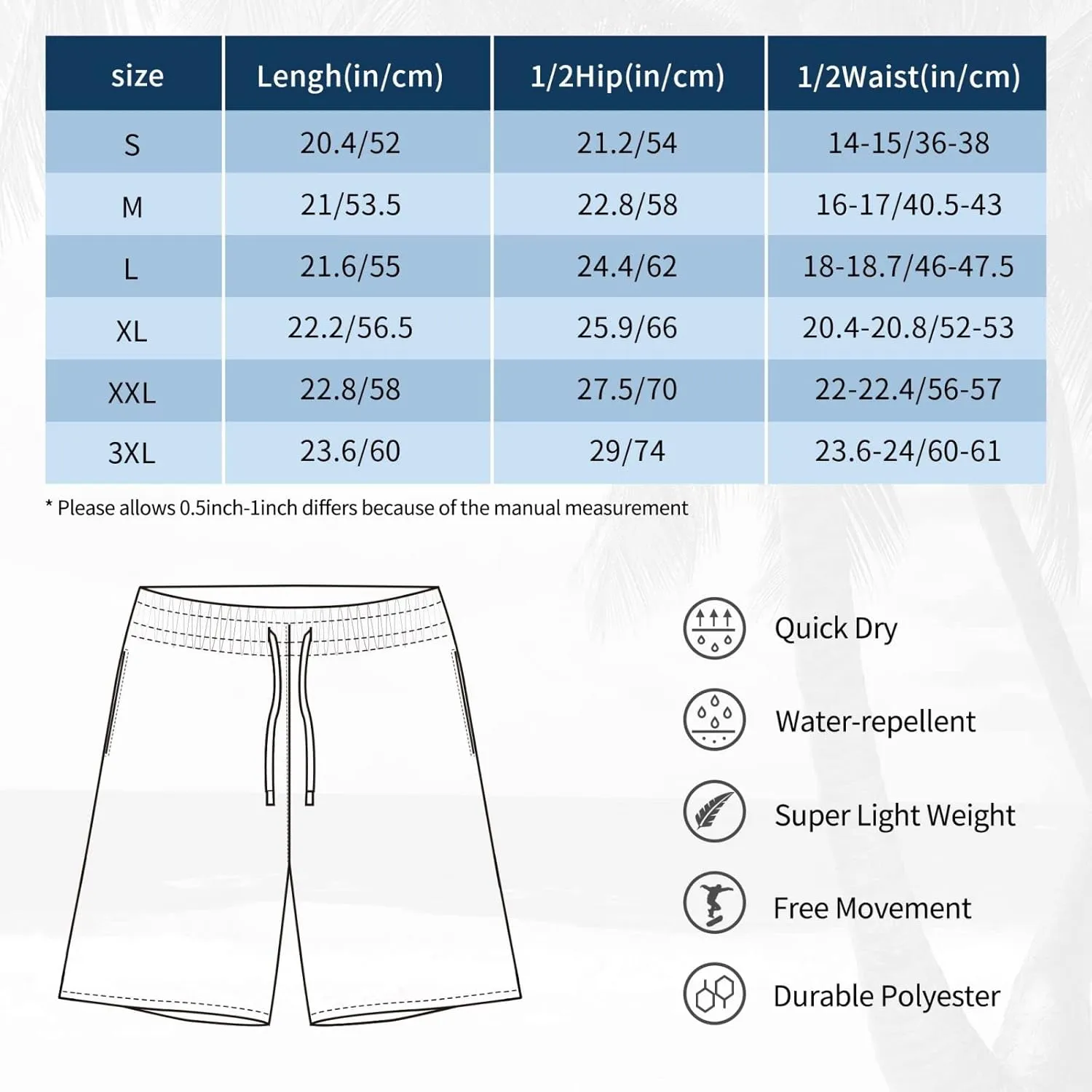 Golf Shorts Swimwear Bathing Suits, I overestimate Can I Will Watch Me Men's Casual Board Shorts Swim Trunks Fit Hawaii Beach 