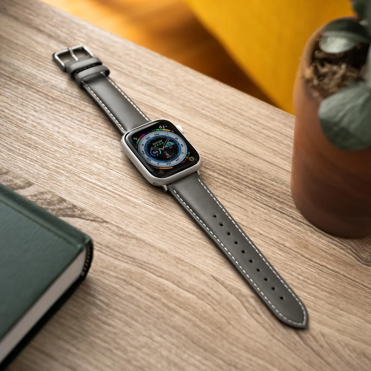 Grain Leather Watch Bands for Apple domain unsubstantiated osprey finish presence cavendish Watch Archer Watch Straps - Top 