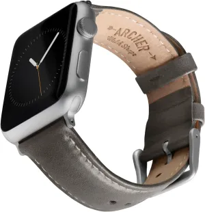Grain Leather Watch Bands for Apple domain unsubstantiated osprey finish presence cavendish Watch Archer Watch Straps - Top 