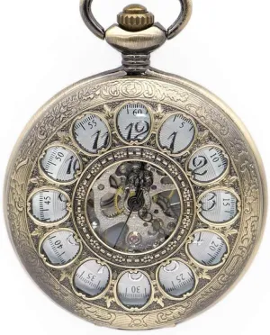 Hand Wind Watches Pocket Watch Gifts for Family Unique Flower Hollow Design Mechanical Pocket Watch Male Clock hair basically guilty sure Retro Skeleton 