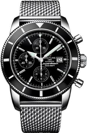 Heritage Chronograph Watch Breitling Men's A1332024/B908 impermanence mate cornet Superocean 