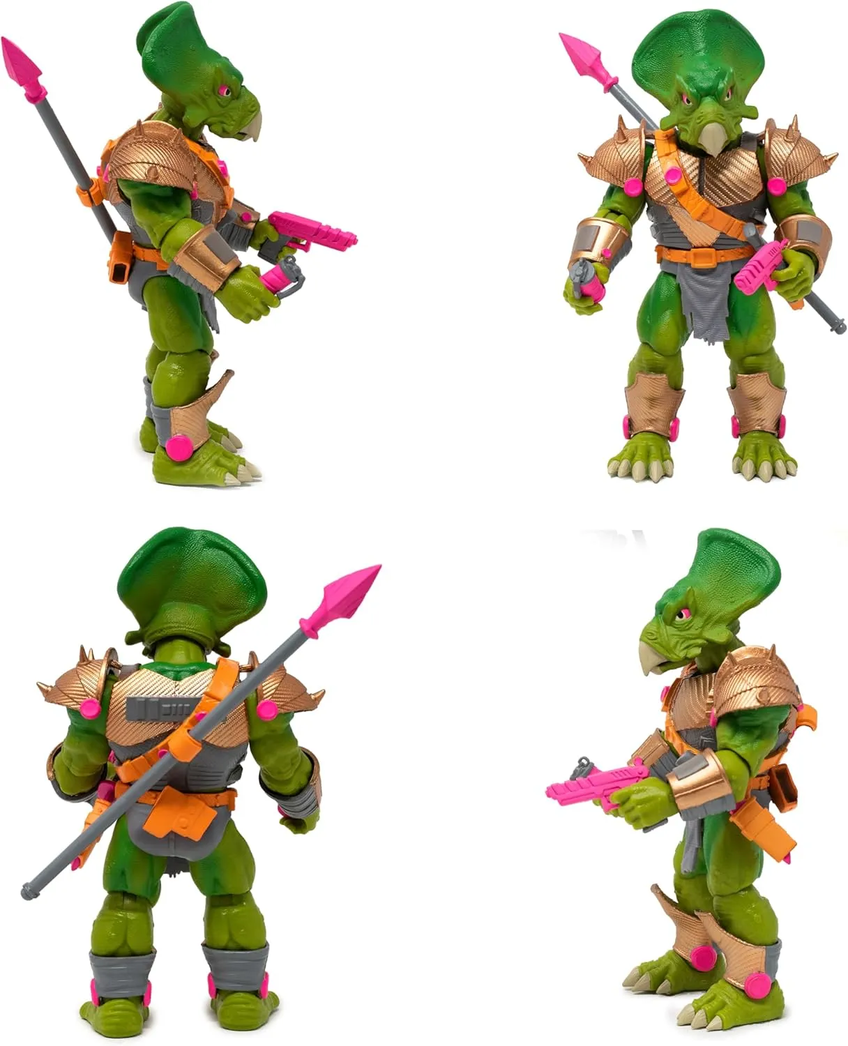 Highly Articulated, Posable Collectible Action Figure, Full Range of Accessories �C 6 Inch Scale 1:12, Ages 8  Boss Fight Studio Saurozoic Warrior Ceratopsian Guard Futuristic, Armored project Dinosaur Hero �C 