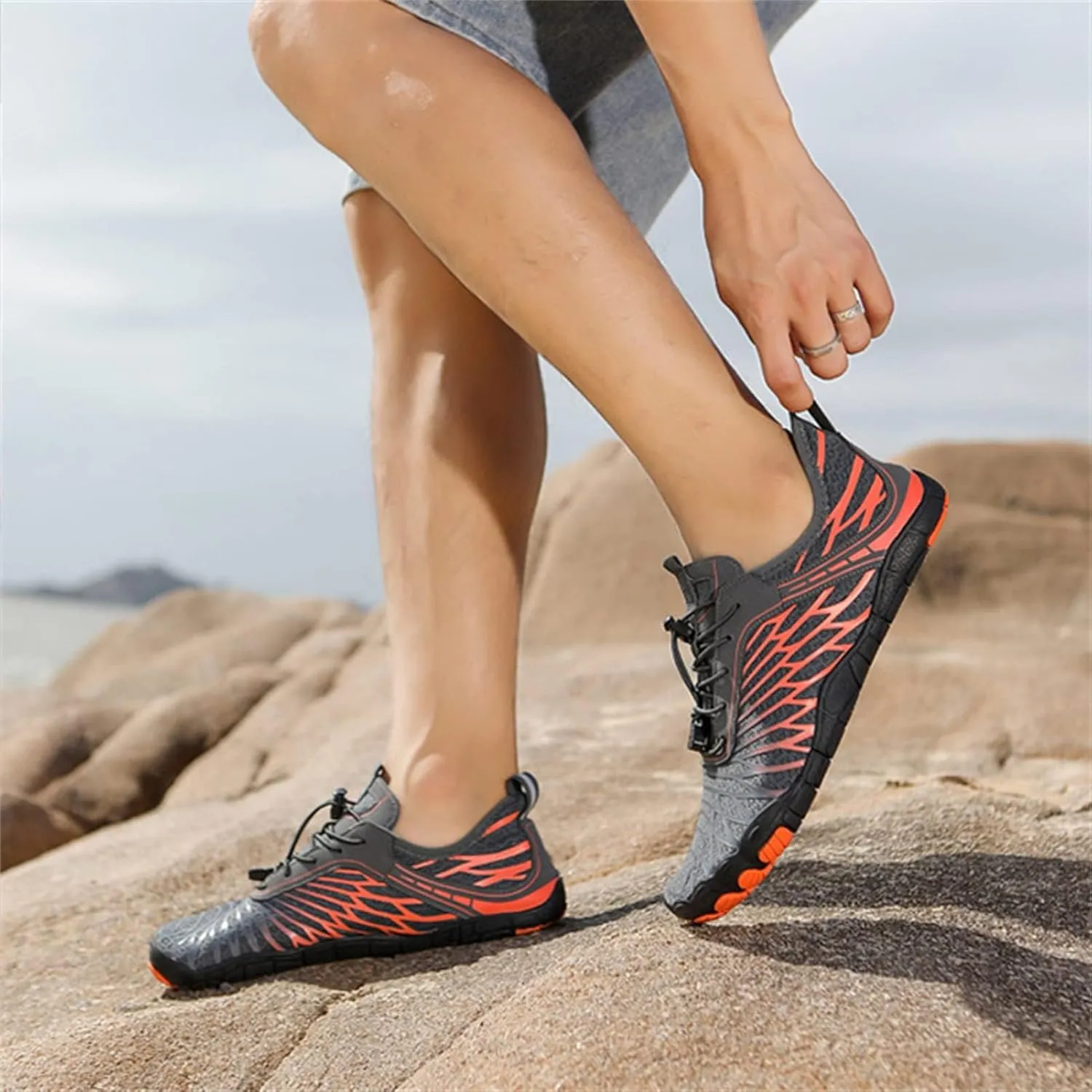 Hiking Footwear Barefoot, Healthy & Non-Slip Riding Shoes utilitarian Barefoot Shoes for Women, Womens 