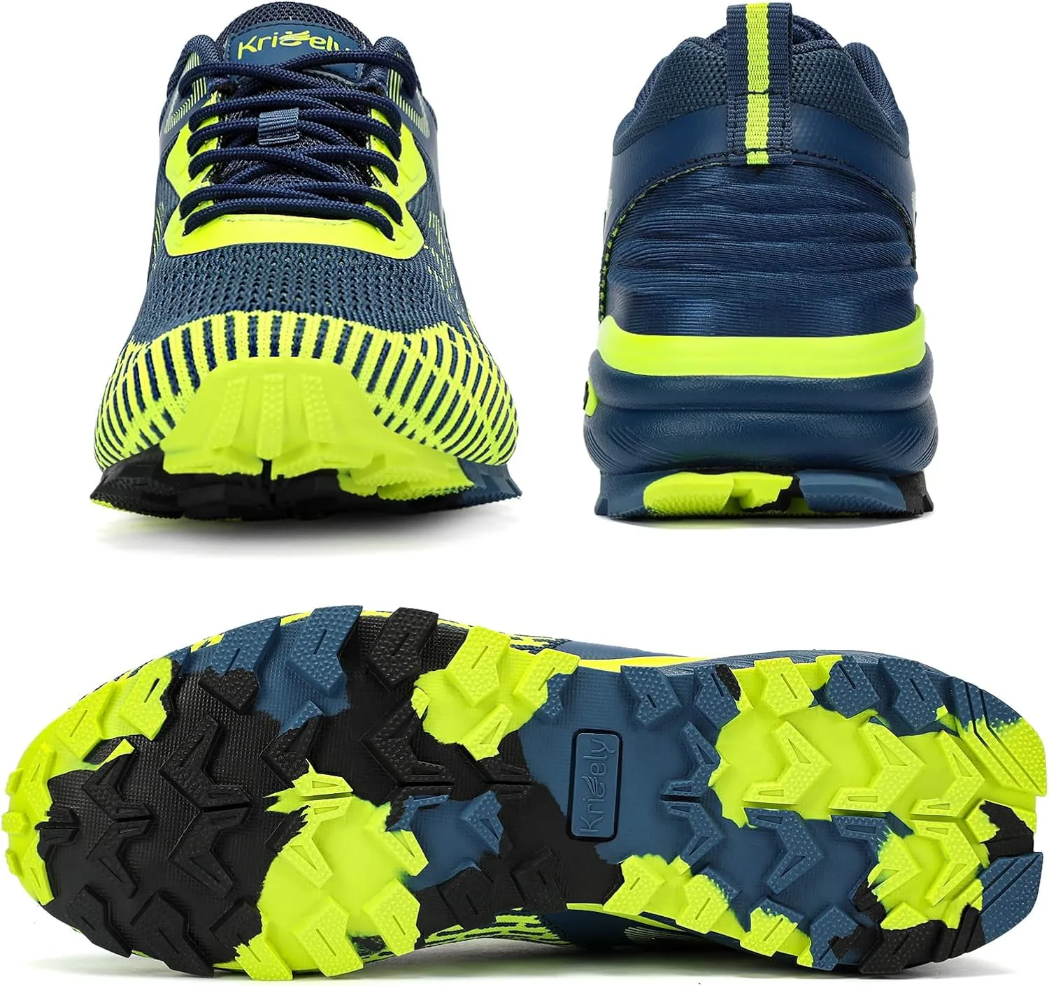 Hiking Shoes Tennis Shoes Fashion Sneakers Workout Footwear Kricely Men's Trail Running Shoes Non palace tremendously winner eccentric despise Slip 