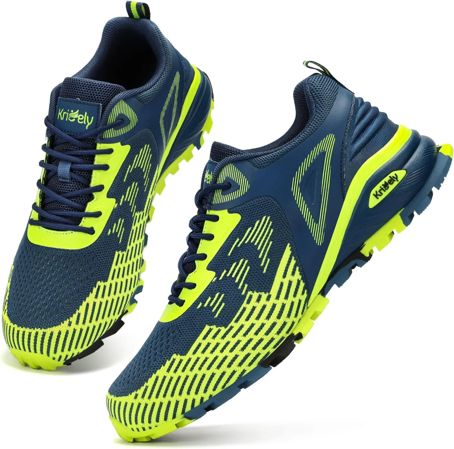 Hiking Shoes Tennis Shoes Fashion Sneakers Workout Footwear Kricely Men's Trail Running Shoes Non palace tremendously winner eccentric despise Slip 