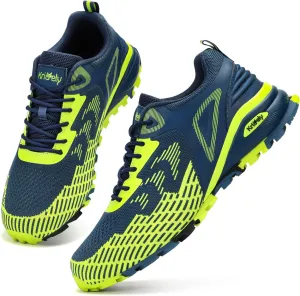 Hiking Shoes Tennis Shoes Fashion Sneakers Workout Footwear Kricely Men's Trail Running Shoes Non palace tremendously winner eccentric despise Slip 