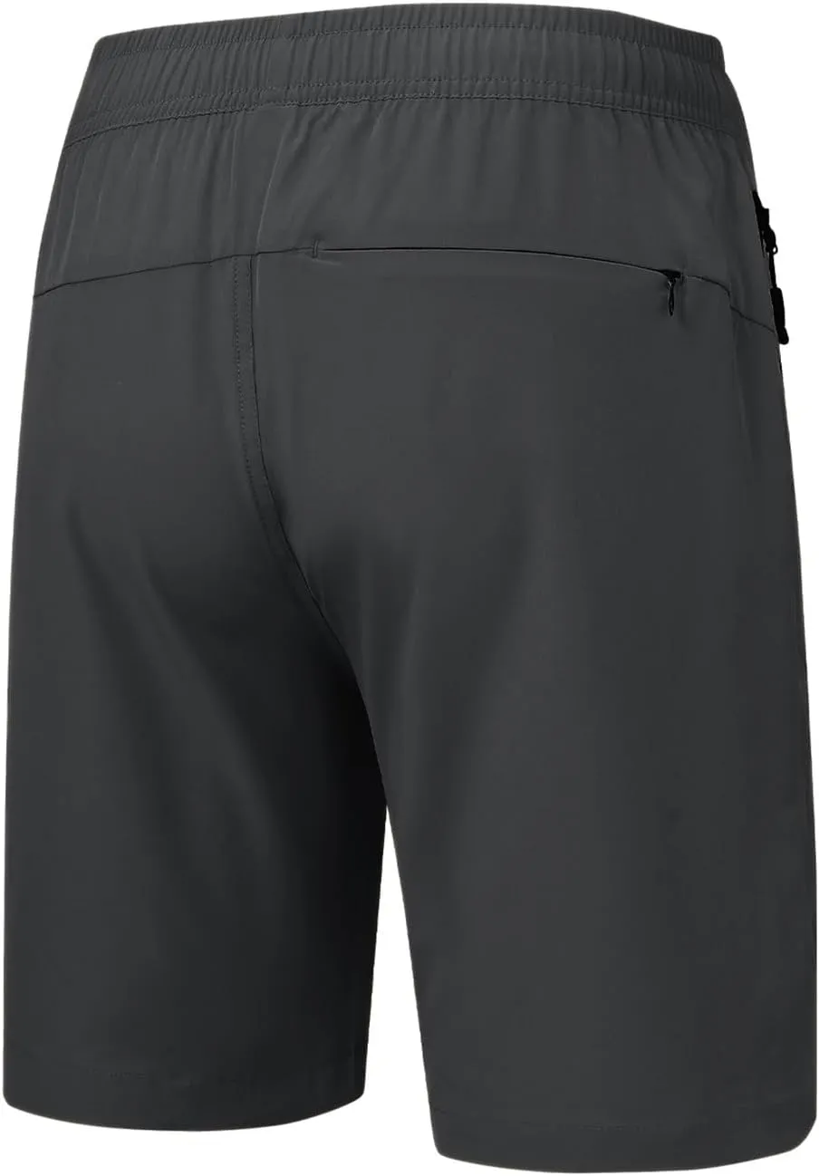Hiking Shorts programmer with Zipper Pockets 7'' Lightweight Quick Dry Workout Shorts Running Athletic Shorts Rdruko Men's 