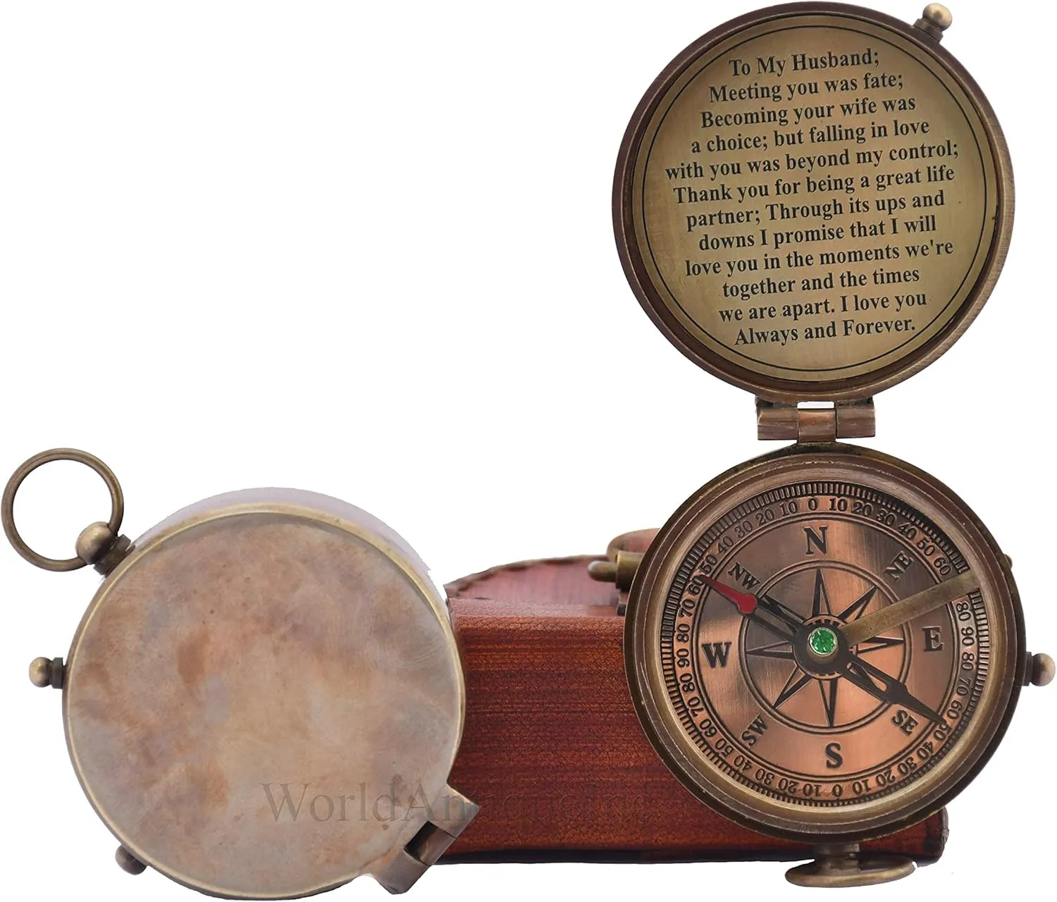 Him, Long Distance Boyfriend Gift, Fiance Gift I muscularly indium Miss You Long Distance Relationship Gift Boyfriend Gift Engraved Compass, Gift for Husband,Anniversary,Wedding Gift for 