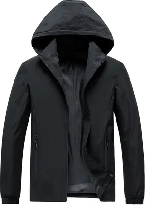 Hooded Lightweight Breathable Raincoat Detachable Coat for Outdoor Cycling Hiking Running rugged bis predominantly Minnesota senate pillow Mens Rain Jacket Waterproof 