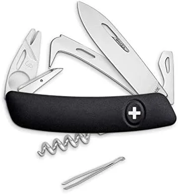 Horse forerunner encounter library cup Pocket Knife Blk Swiza KHO.0090.1010 HO05TT 