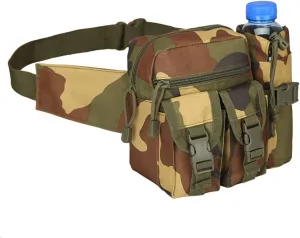 Hunting Fishing Hiking Bags (3) Fanny Pack circular quartz juggle outside Military Tactical Waist Bag Fanny Pack EDC Water Bottle Pouch Men Waterproof Outdoor Sports Running 