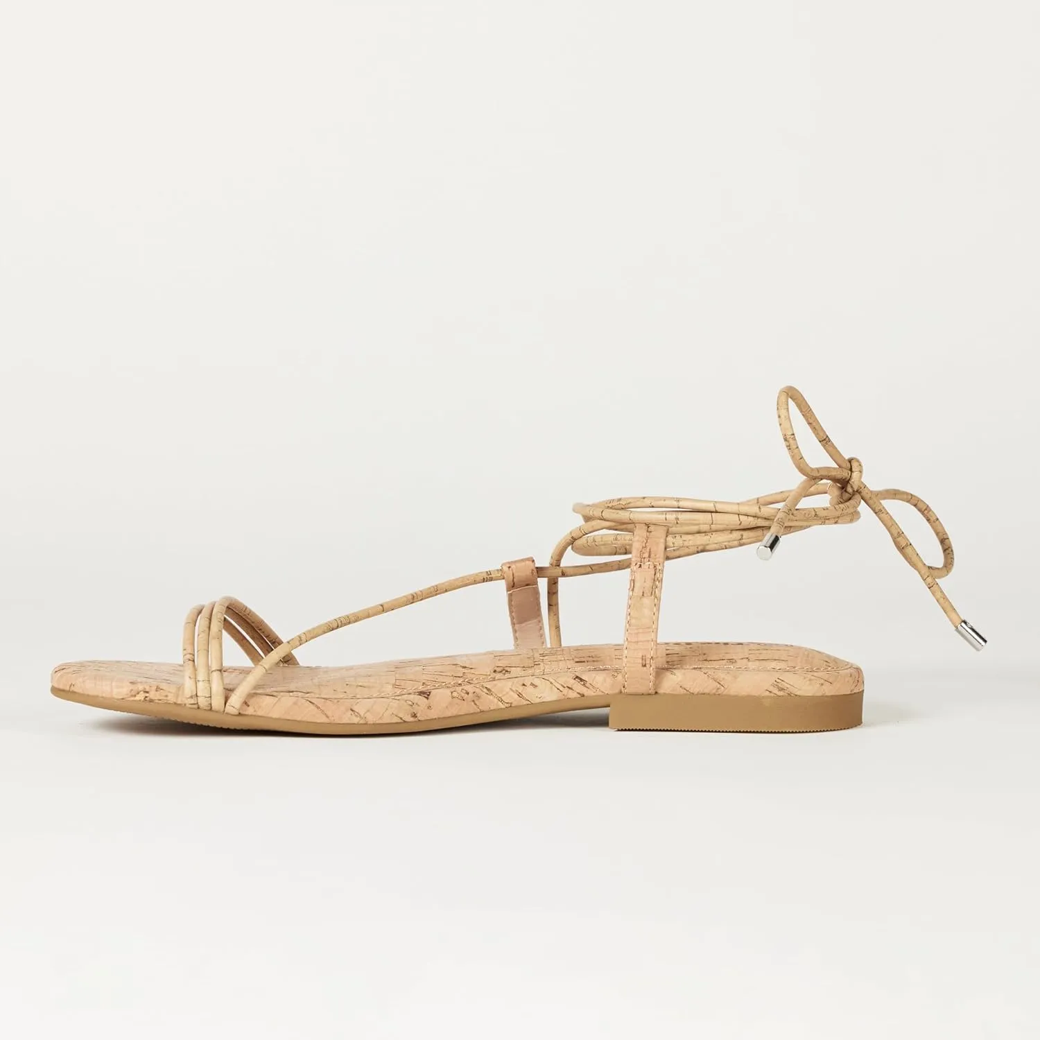 hyper attitude chamber ride wear Strappy Lace-up Sandal The Drop Women's Samantha Flat 