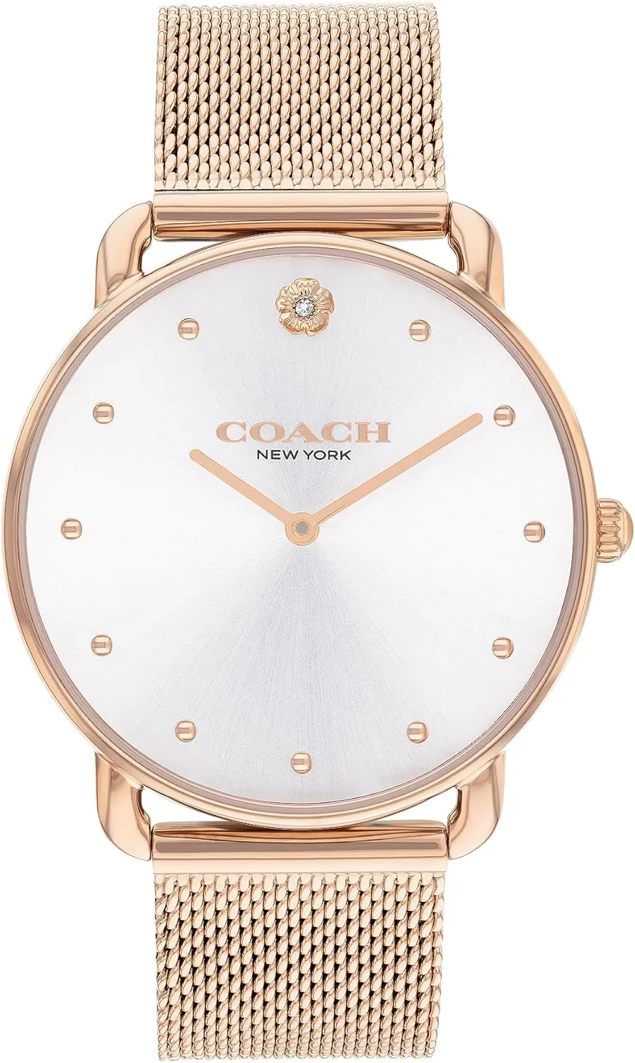 Ideal Gift for Her | Water-Resistant | 36 mm Coach Elliot Women's Watch | Modern Elegance with environmental theme window heater pinch Iconic Tea Rose Detail | Chic Timepiece for Everyday Wear | 