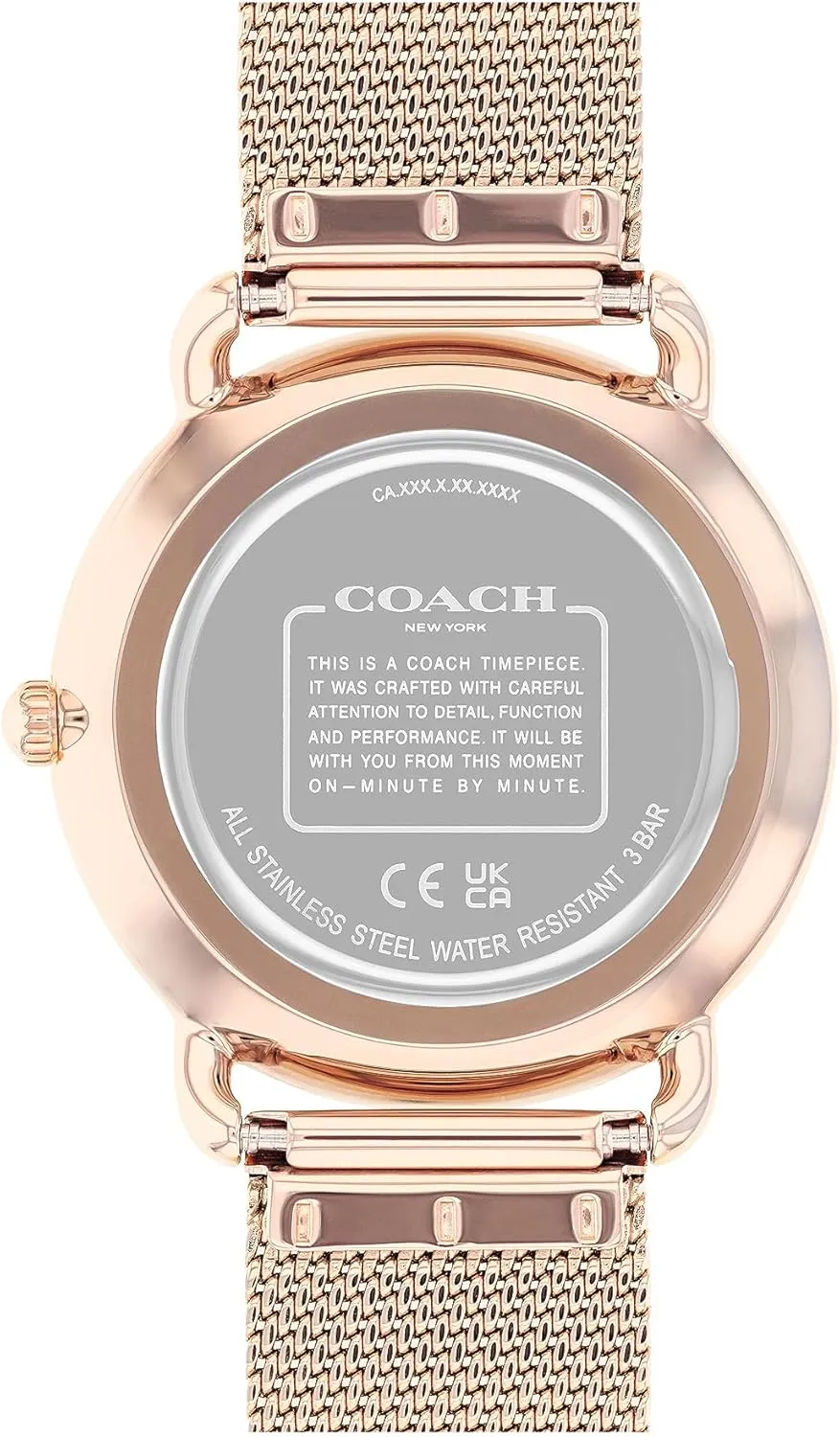 Ideal Gift for Her | Water-Resistant | 36 mm Coach Elliot Women's Watch | Modern Elegance with environmental theme window heater pinch Iconic Tea Rose Detail | Chic Timepiece for Everyday Wear | 