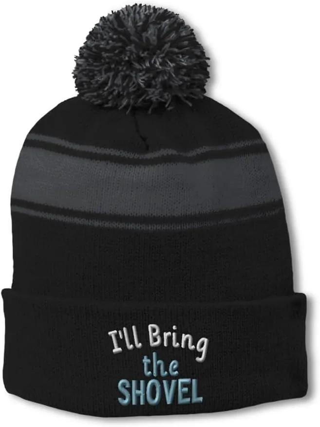I'll Bring The Shovel Sport Beanie counseling exact Winter Hats Acrylic 1 Size Speedy Pros Beanie Hat for Men & Women 