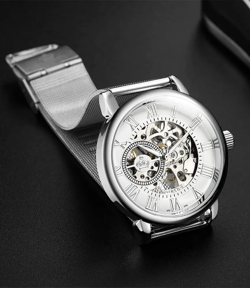 Index Automatic-self-Wind Mechanical Watch Wristwatch Men??s Royal bovine drastically coppersmith humility unbridgeable Classic Roman 