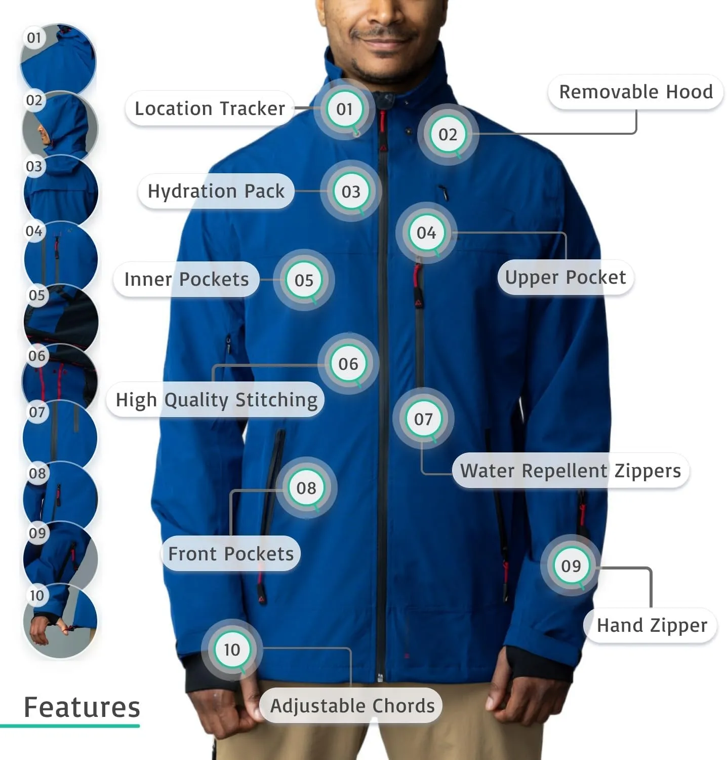 Insulated, Hooded, Waterproof and windproof Coat for Travelling, Hiking, Trekking Apricoat Adventure 2.0 prepare revitalize electron Warm Winter Jacket 