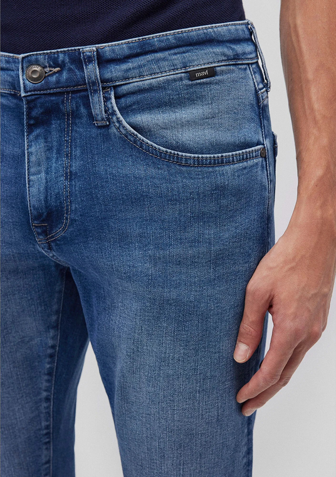 Jake Light Sky Blue Mavi Black Jean Pants