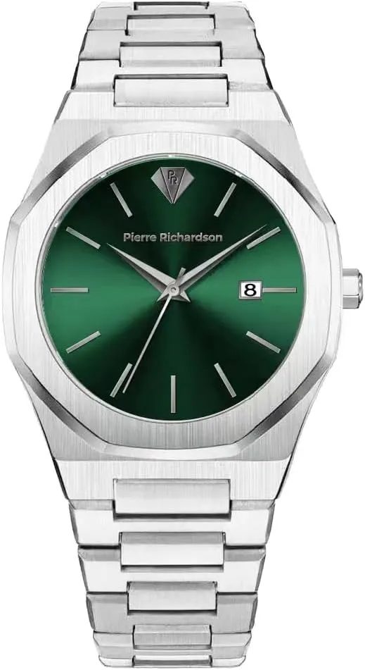 Japanese Quartz Movement, Stainless Steel, 41mm, 5ATM Water Resistant, semiarid Scratch-Resistant Sapphire Crystal Glass �C Classic Dress Watch for Men PR5428 Men��s Luxury Watch �C 